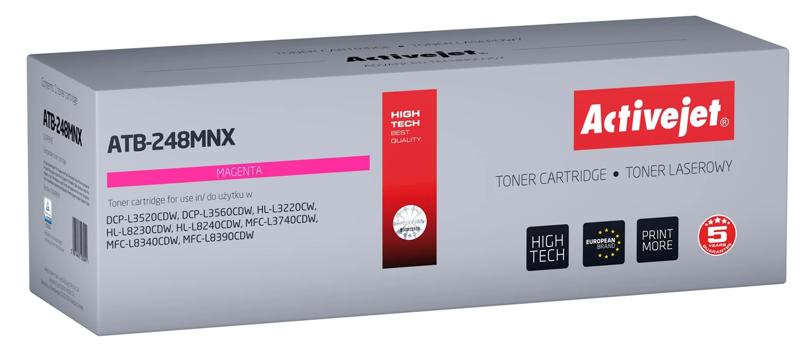 Toner zamiennik Activejet ATB-248MNX do drukarek Brother