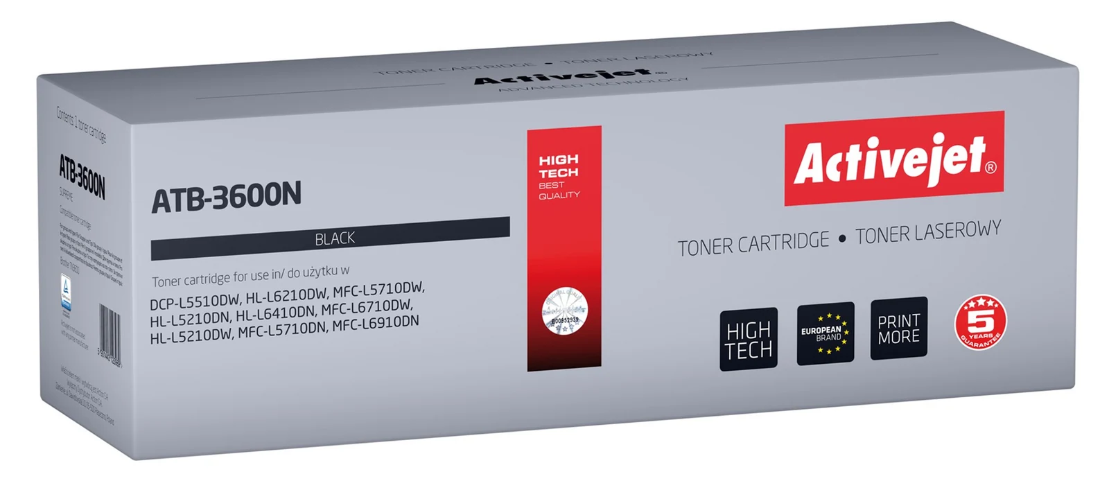 Toner zamiennik Activejet ATB-3600N do drukarek Brother