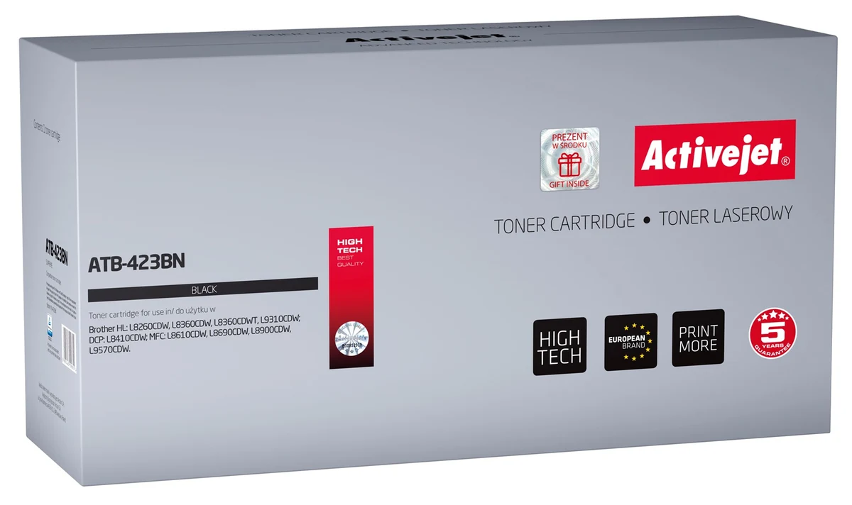 Toner Activejet ATB-423BN - Zamiennik do drukarek Brother TN-423BK