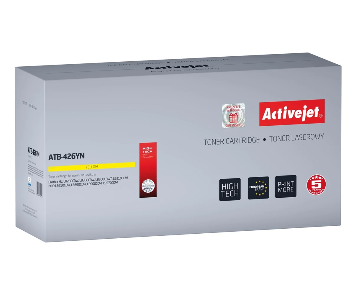 Toner Activejet ATB-426YN - Zamiennik do drukarek Brother TN-426Y