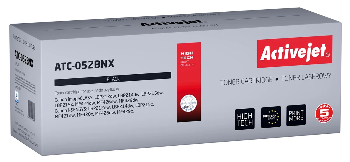 Activejet ATC-052BNX Toner - Zamiennik Canon CRG 052H XL