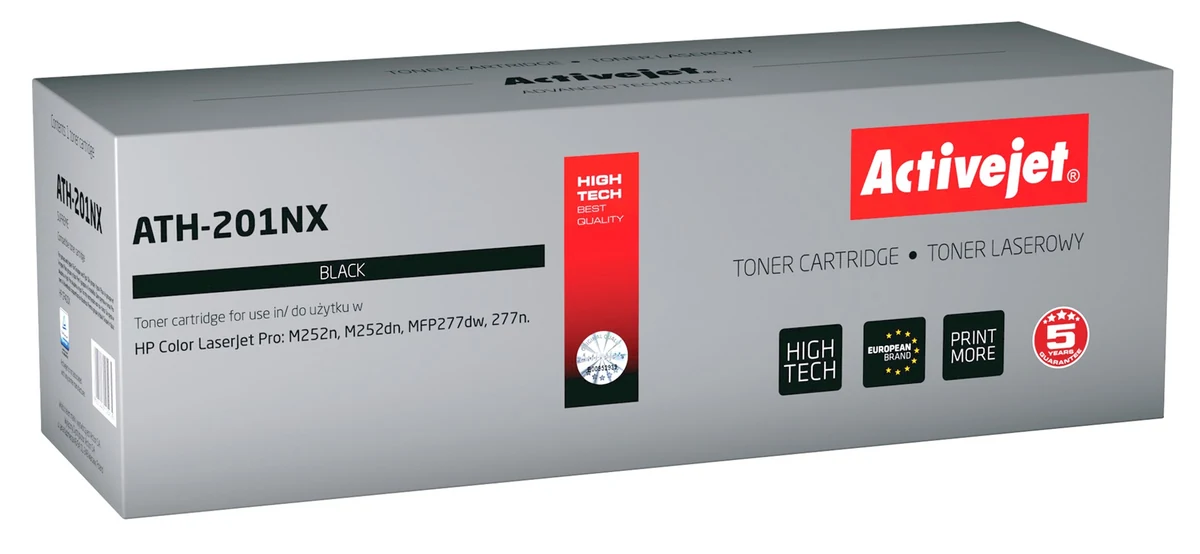 Activejet ATH-201NX Toner, Zamiennik HP 201X, 2800 stron, Czarny