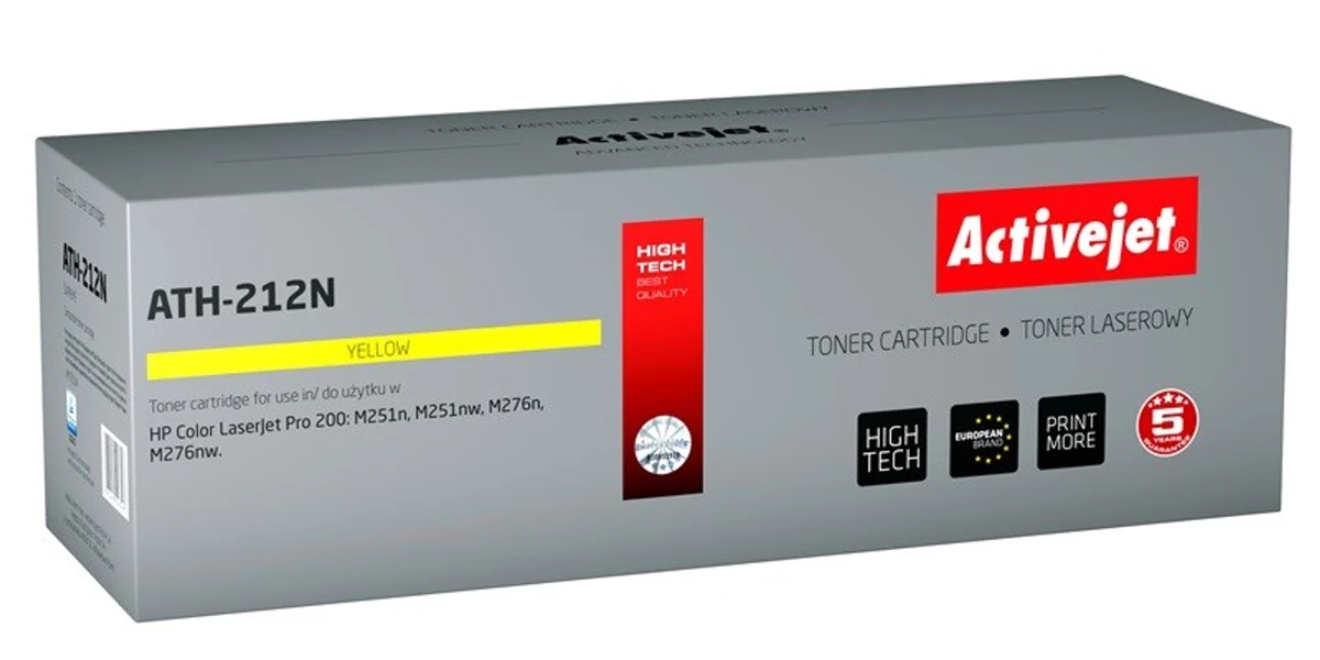 Activejet ATH-212N Toner - Zamiennik HP 131A CF212A, 1800 stron