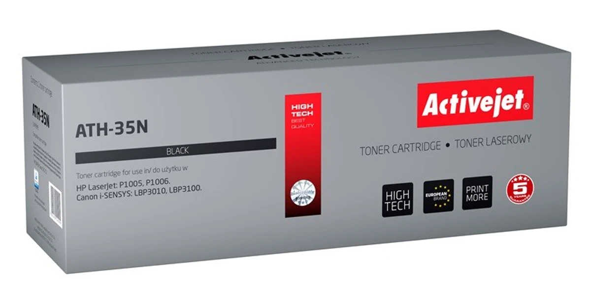 Activejet ATH-35N Toner Zamiennik HP 35A CB435A, Canon CRG-712
