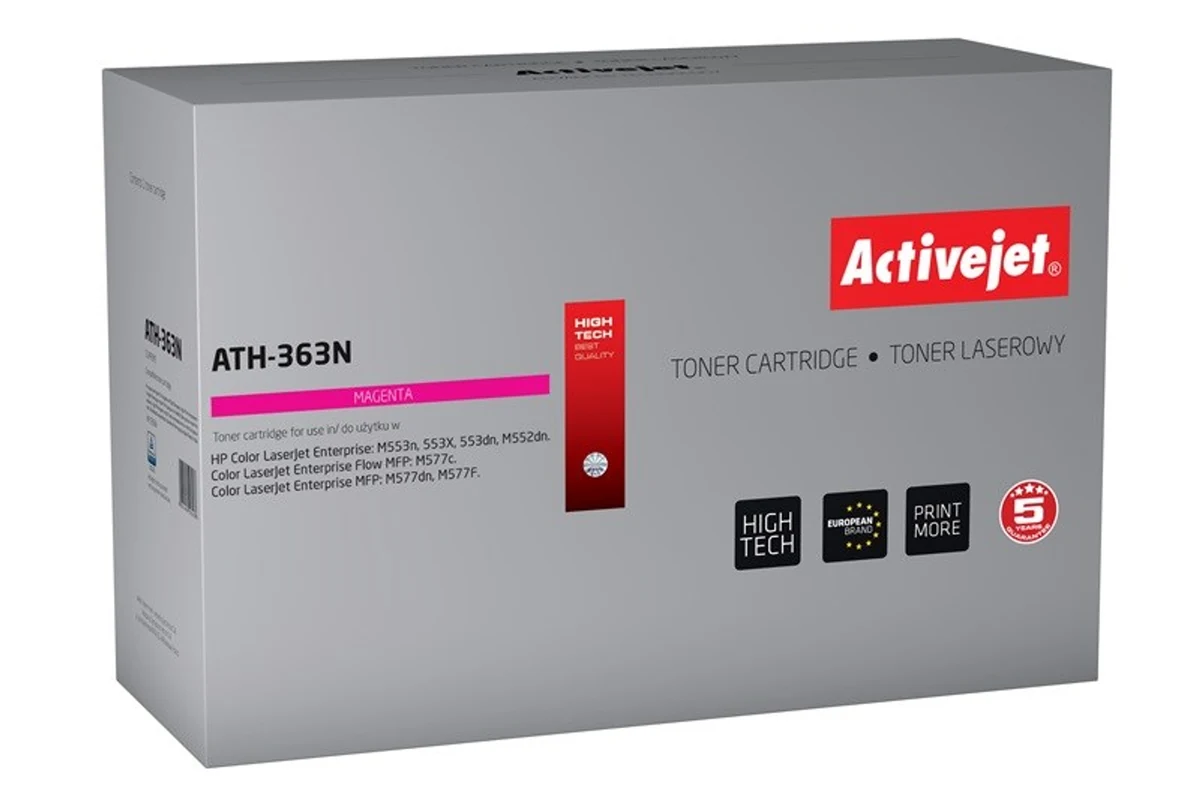 Activejet ATH-363N Toner (zamiennik HP 508A; 5000 stron; czerwony)