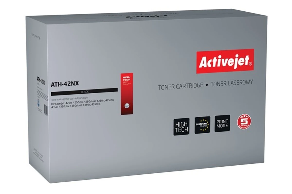 Activejet ATH-42NX Toner, 20000 stron, czarny, kompatybilny z HP