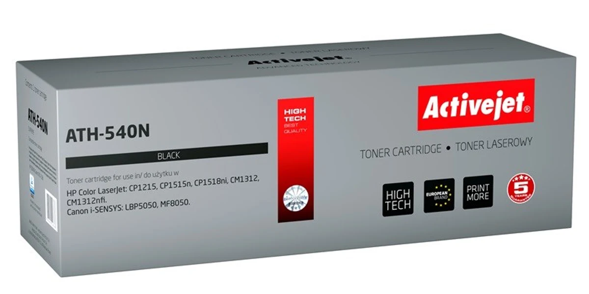 Activejet ATH-540N Toner - Zamiennik HP 125A CB540A, Canon CRG-716B