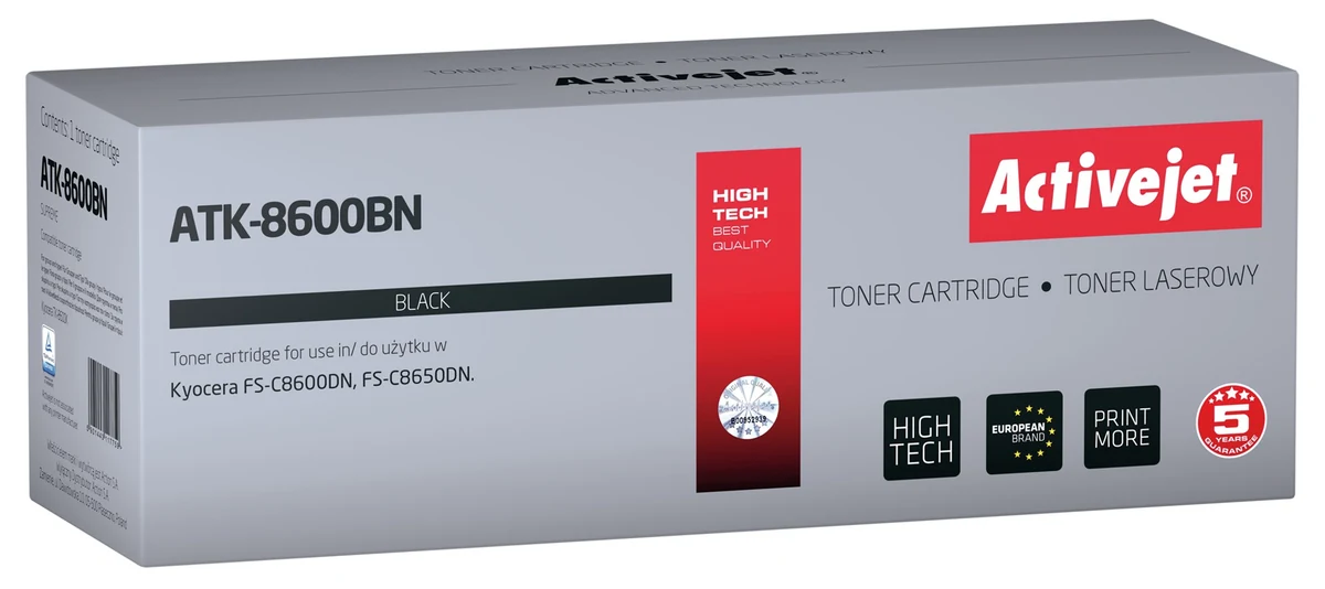 Activejet ATK-8600BN Toner - Zamiennik Kyocera TK-8600K