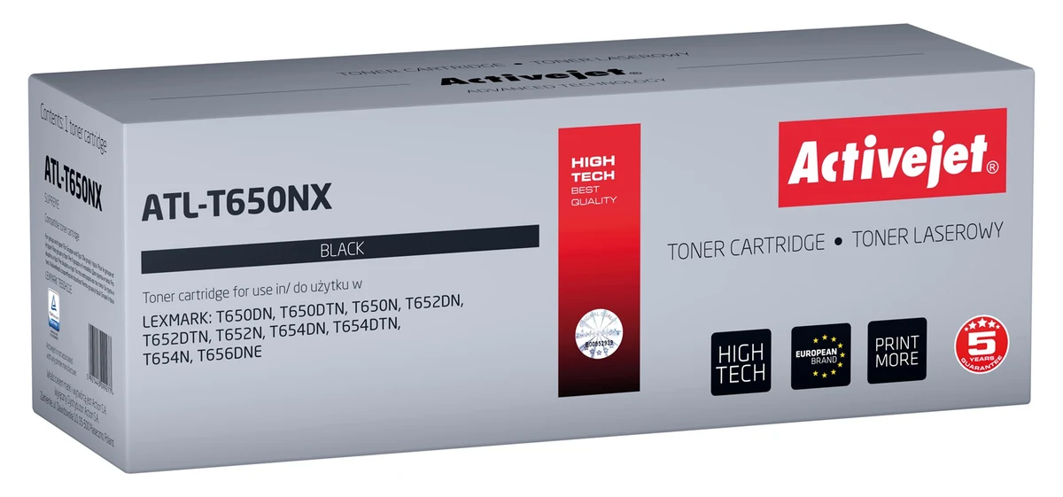 Toner Activejet ATL-T650NX - Zamiennik do drukarek Lexmark T650H11E