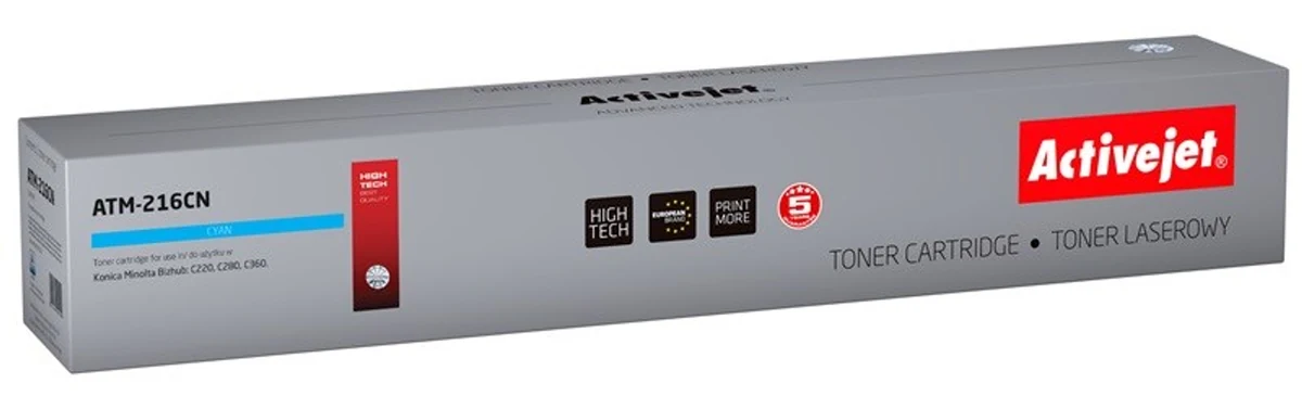 Toner Activejet ATM-216CN (zamiennik Konica Minolta TN216C) - Supreme, 26000 stron, niebieski