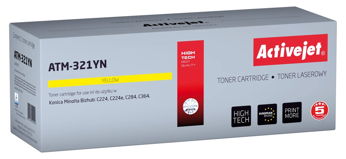 Toner Activejet ATM-321YN do drukarek Minolta Bizhub