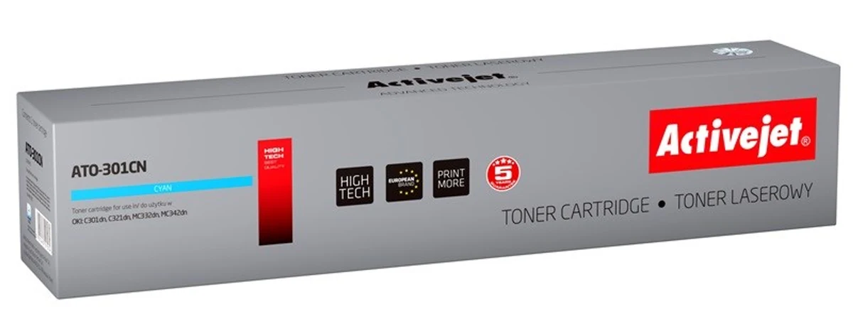 Toner Activejet ATO-301CN do drukarek OKI, 1500 stron, niebieski