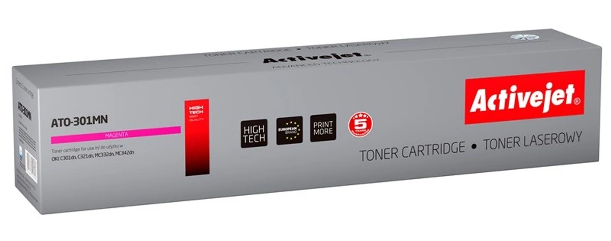 Toner Activejet ATO-301MN, czerwony, 1500 stron