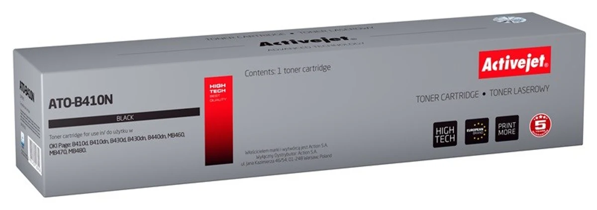 Activejet ATO-B410N Toner - Zamiennik OKI