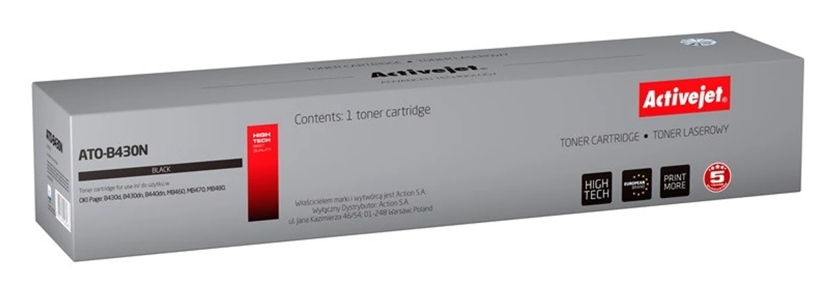 Activejet ATO-B430N Toner - Zamiennik OKI, 7000 stron
