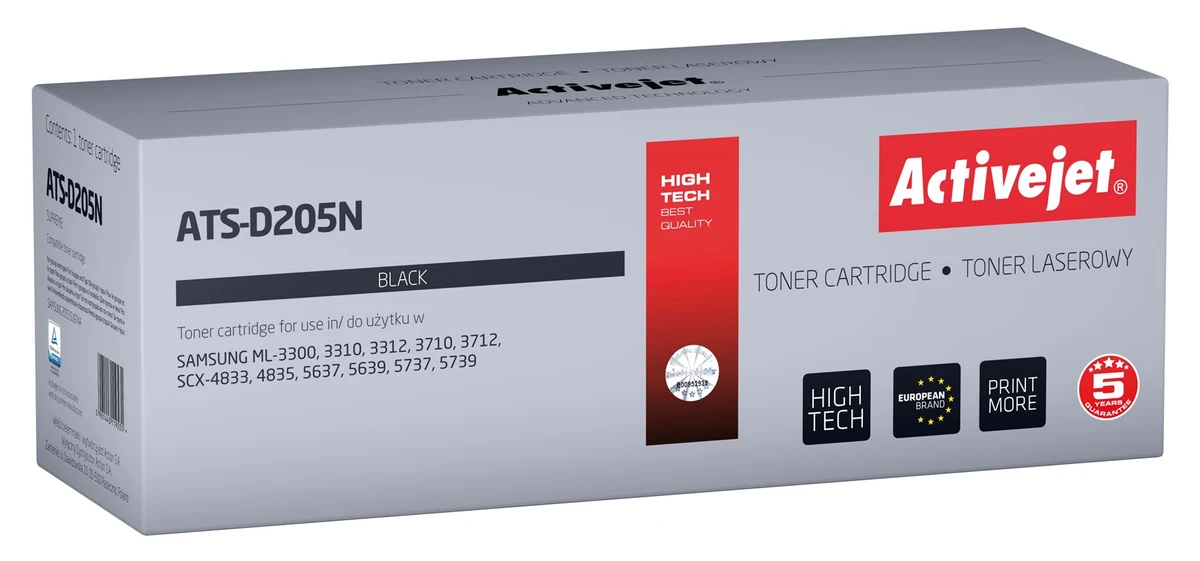 Activejet ATS-D205N Toner - Zamiennik Samsung MLT-D205S