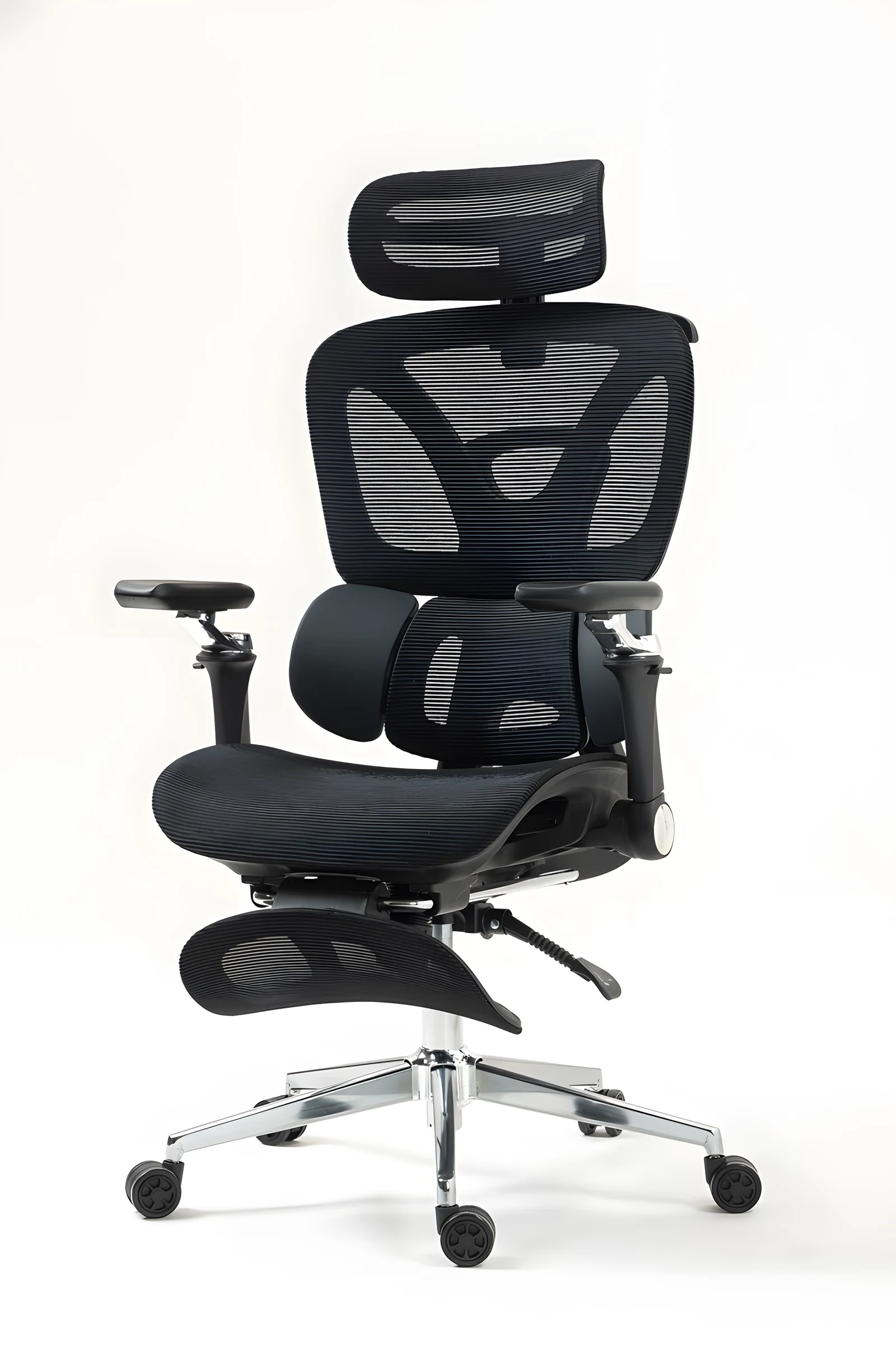 Fotel biurowy ergonomiczny Activejet YK848, czarny — zdjęcie 1 z 8