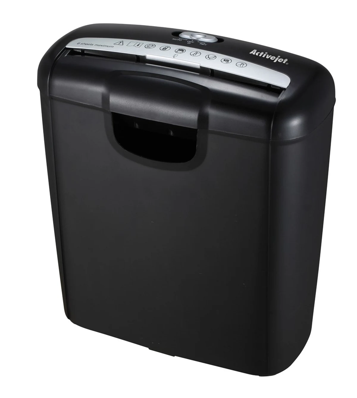 Activejet Niszczarka ASH-0601S, 10 l, czarna