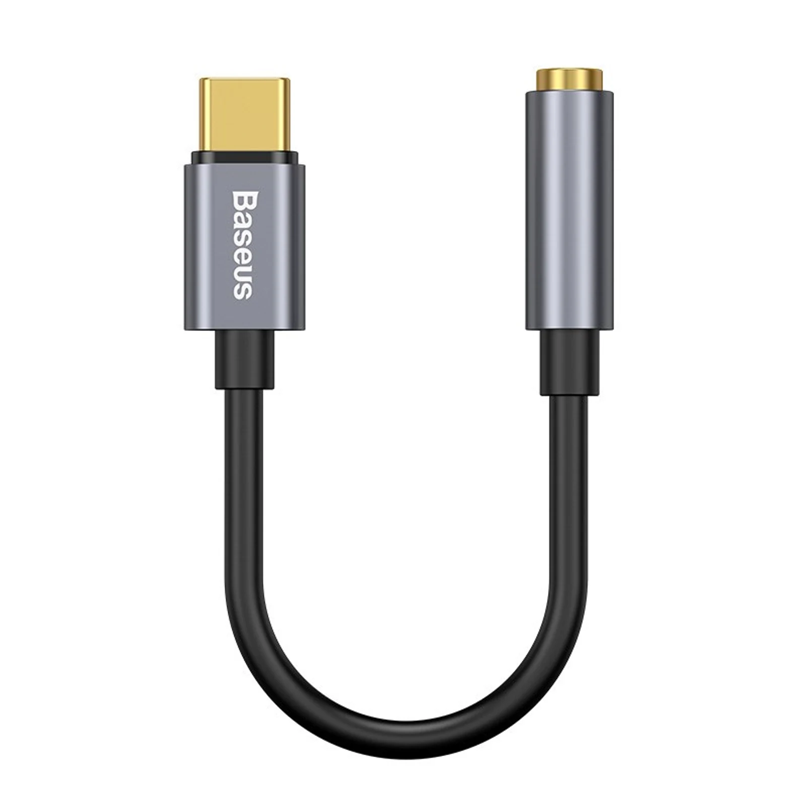Adapter Baseus L54 USB-C do słuchawek 3.5mm z DAC 24-bit 48kHz - szary — zdjęcie 1 z 8