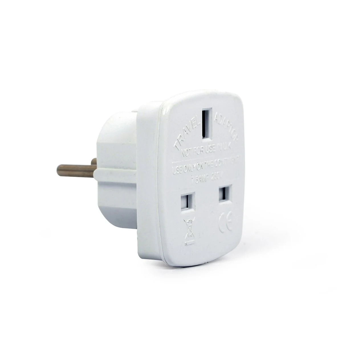 Adapter GEMBIRD A-AC-UKEU-001 Biały 10A