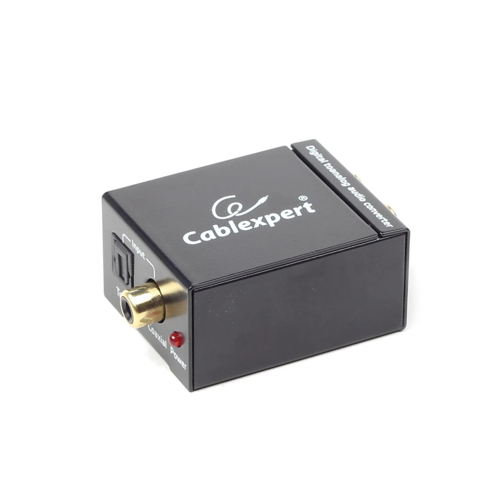 Adapter optyczny Gembird DSC-OPT-RCA-001 (Toslink - RCA, czarny) — zdjęcie 1 z 7