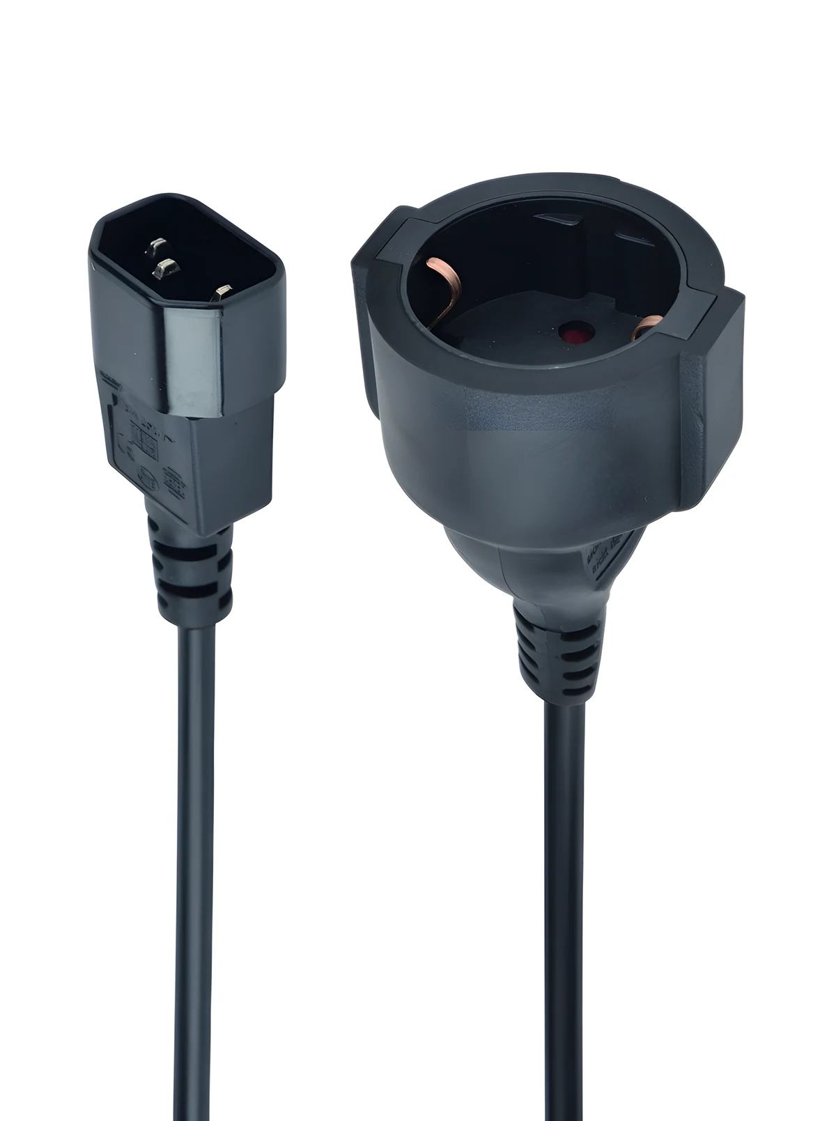 Adapter GEMBIRD PC-SFC14M-01, Czarny, 0,15m