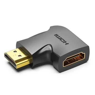 Adapter HDMI Vention 270° Męsko-Żeński Pionowy Czarny