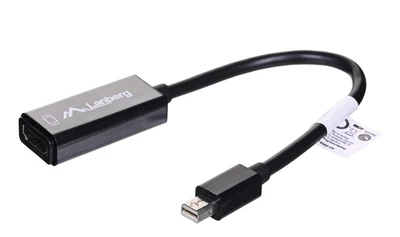 Adapter Lanberg AD-0005-BK Mini DisplayPort na HDMI