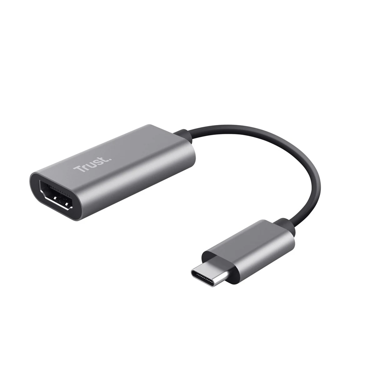 Adapter TRUST DALYX USB C do HDMI, szary, 24g