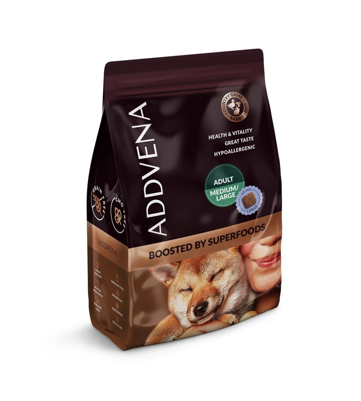 ADDVENA BOOSTED BY SUPERFOODS 2,5kg dla psów