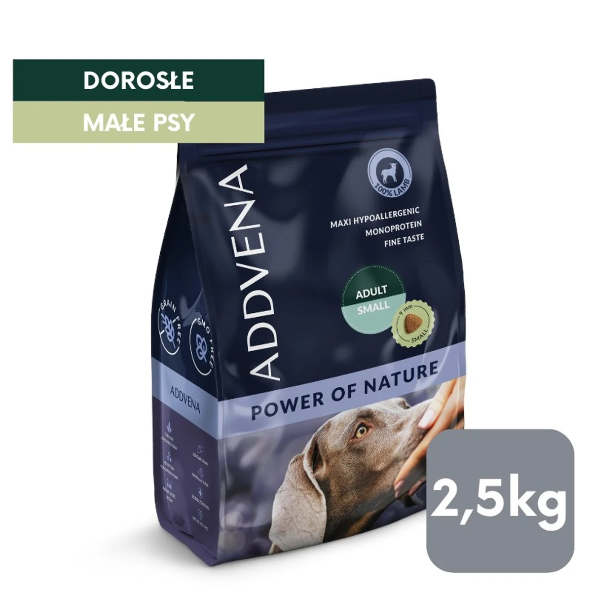 ADDVENA POWER OF NATURE 2,5kg dla małych psów