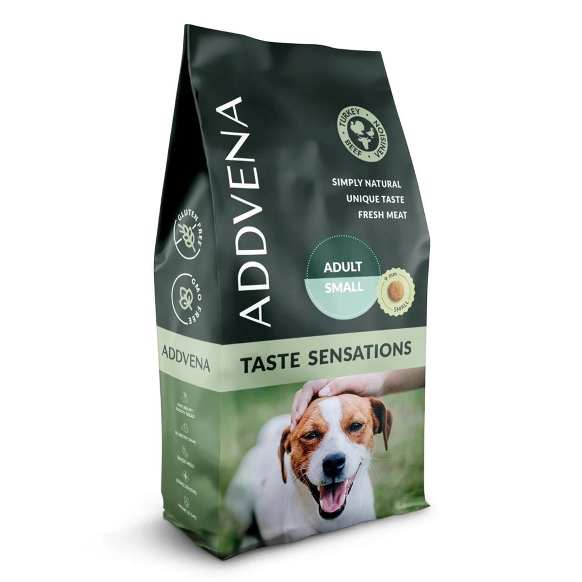 ADDVENA TASTE SENSATIONS dla dorosłych psów małych ras 10kg