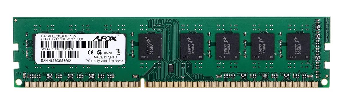 AFOX RAM DDR3 8G 1600MHZ - Pamięć DIMM