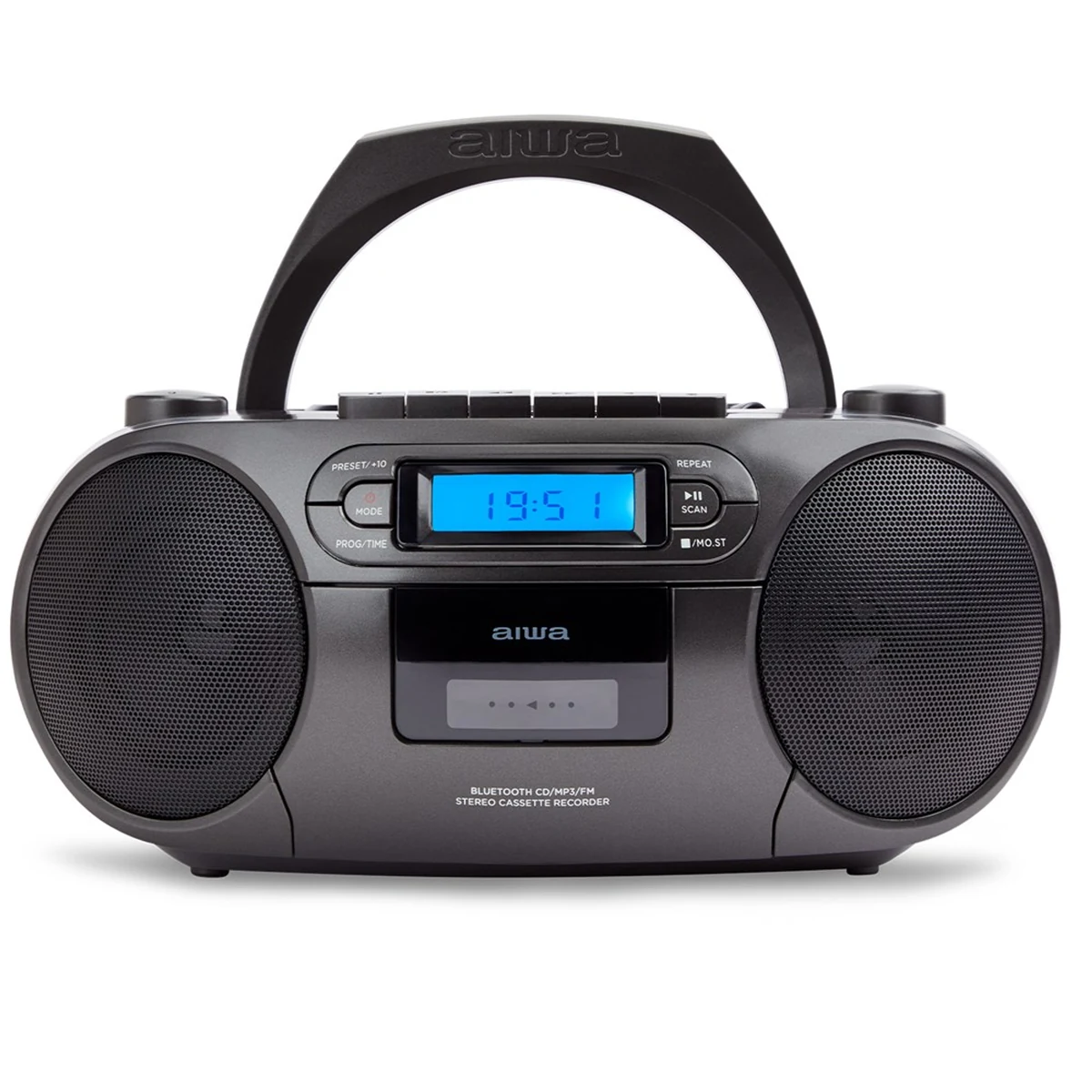 AIWA Boombox BBTC-550BK - Budowany Wyłącznik i Zegar