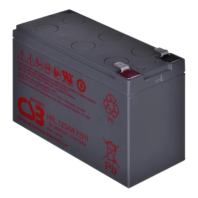 Akumulator CSB HRL1234WF2FR 12V 9Ah Szary