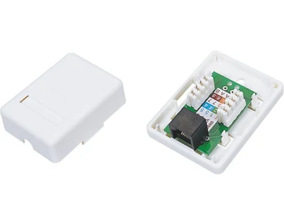Gniazdo natynkowe UTP kat. 5e 1xRJ45 - ALANTEC