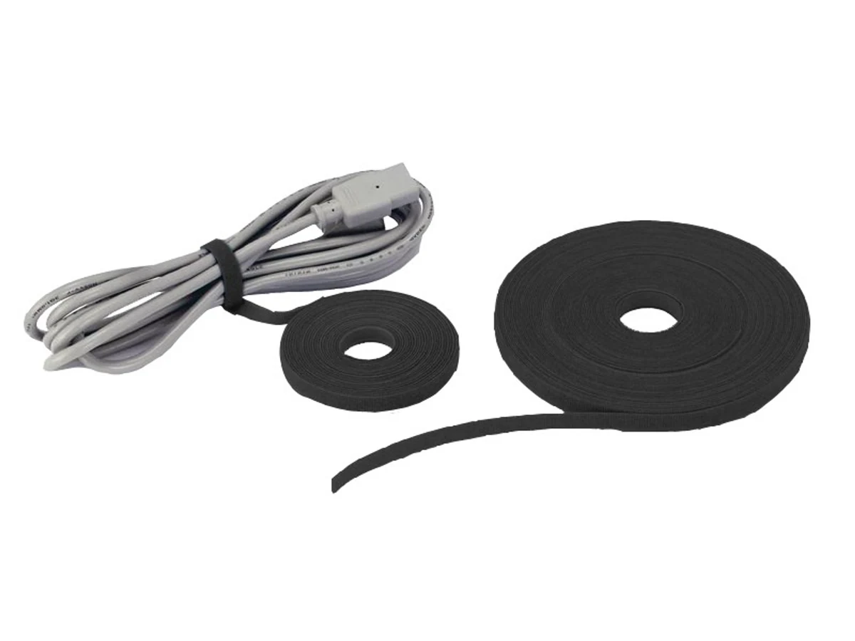 ALANTEC Opaska rzepowa 9mm, 5m, czarna