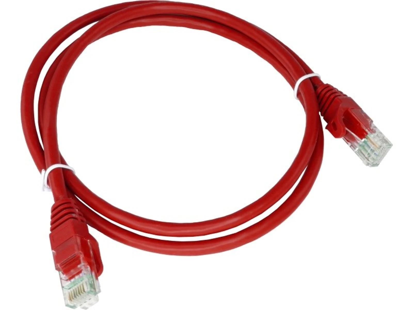 ALANTEC Patch-cord U/UTP kat.5e 0,25m czerwony — zdjęcie 1 z 2
