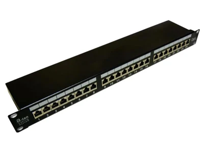Panel krosowniczy Alantec 1U, kategoria 5e, 24 porty RJ45, STP