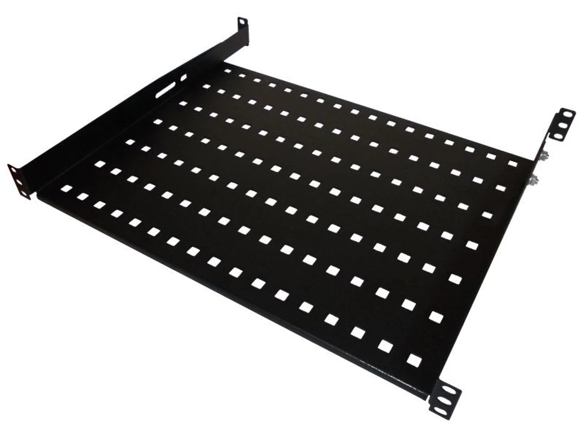 ALANTEC Półka stała 19" 1U, czarna, 450mm