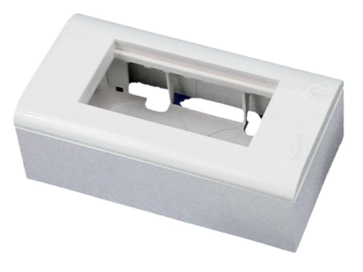 Puszka instalacyjna ALANTEC z podstawą i ramką 90x45 mm (komplet 2M)