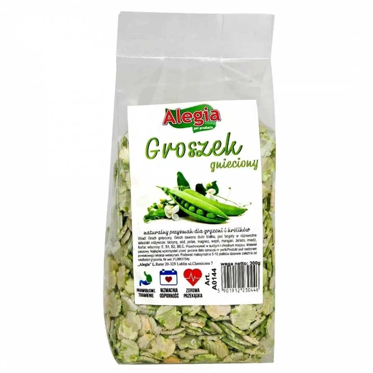 ALEGIA Groch Gnieciony 300g
