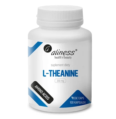 Aliness L-Teanina 200 mg x 100 kapsułek wegańskich