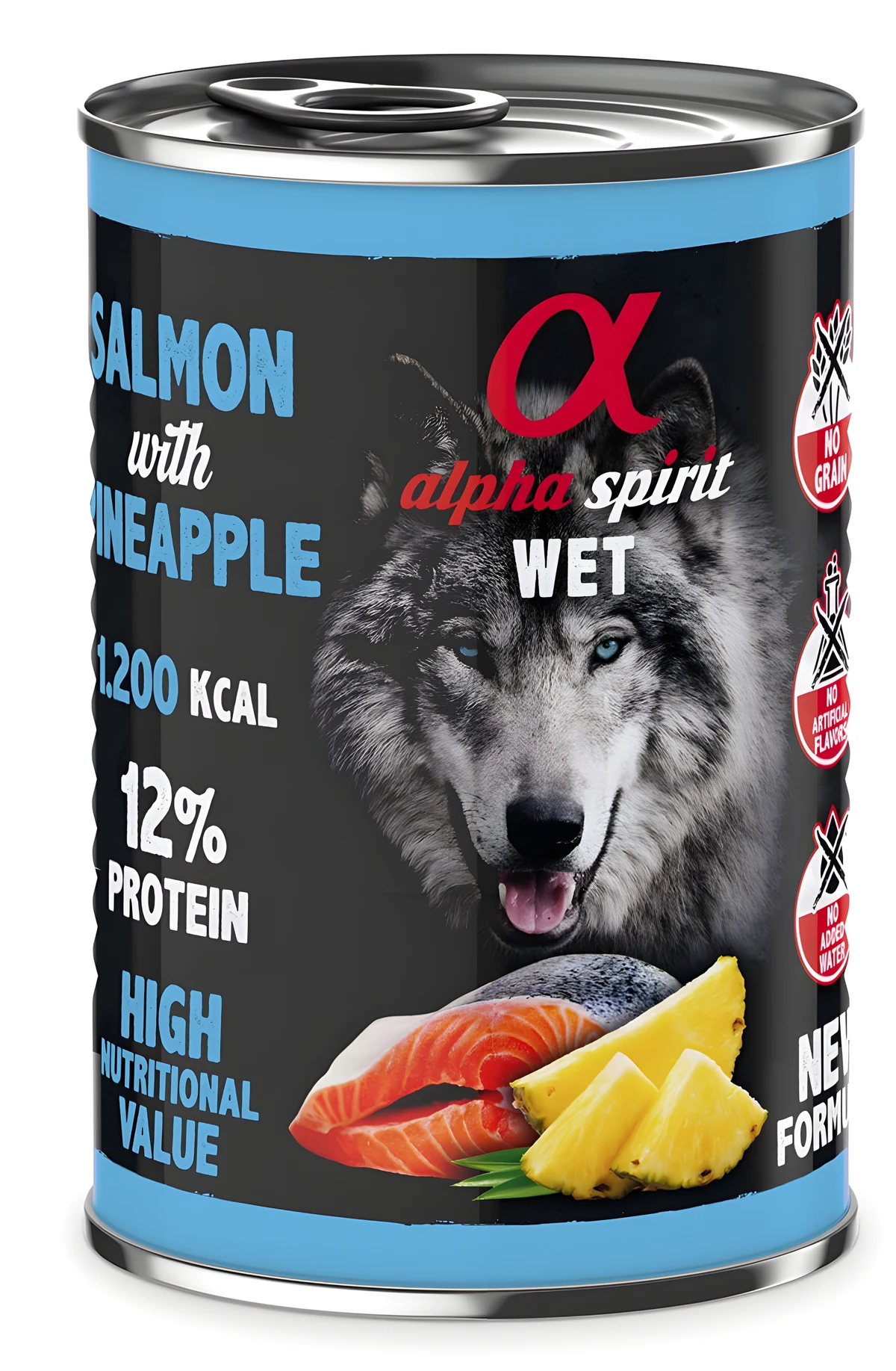 Alpha Spirit łosoś/ananas mokra karma pies 400 g