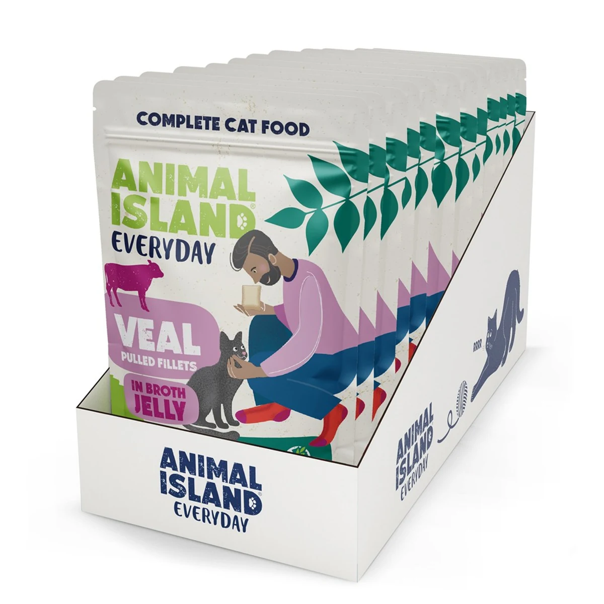 Animal Island 12-PACK 12X85g cielęcina w galaretce