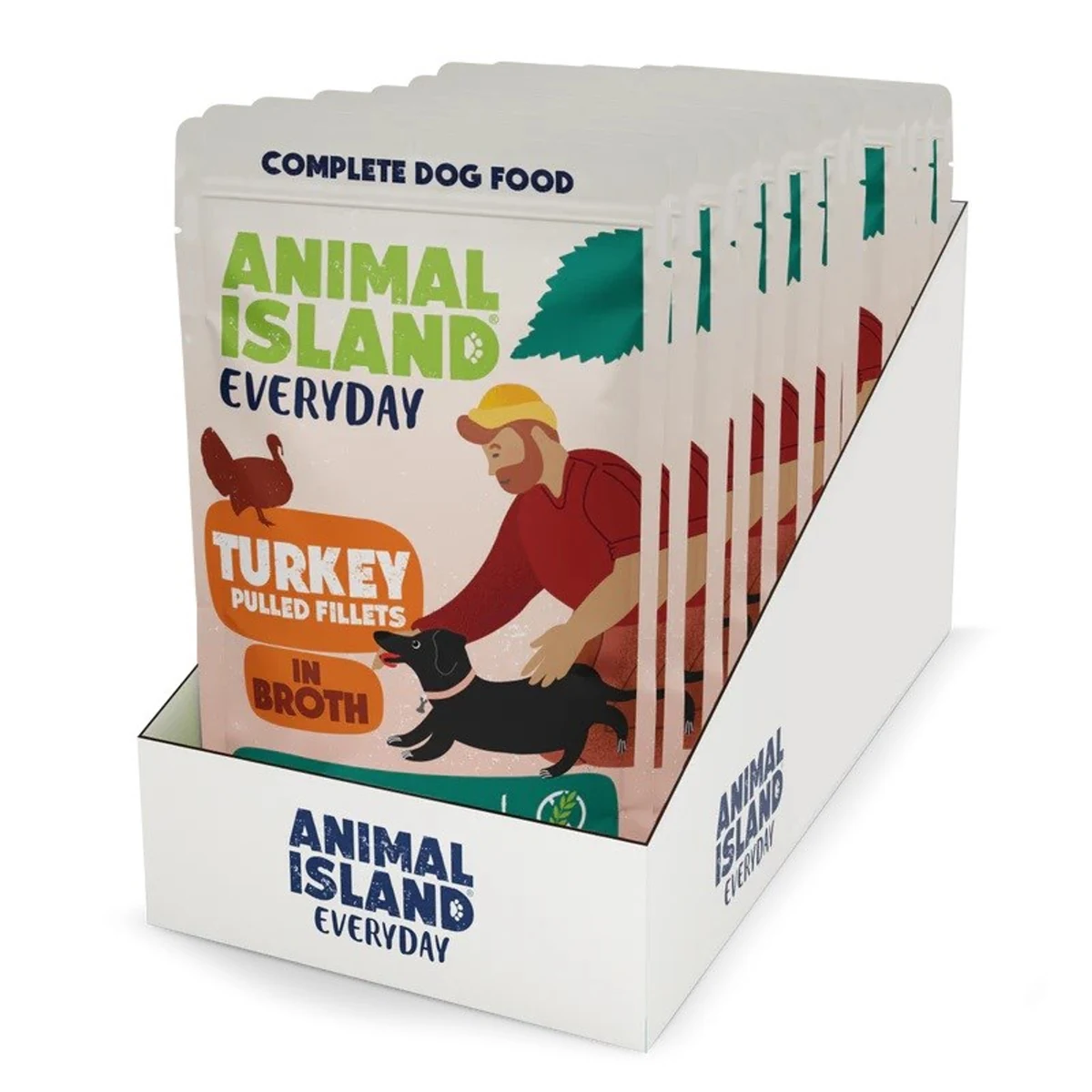 ANIMAL ISLAND indyk fileciki w rosole 10x150g