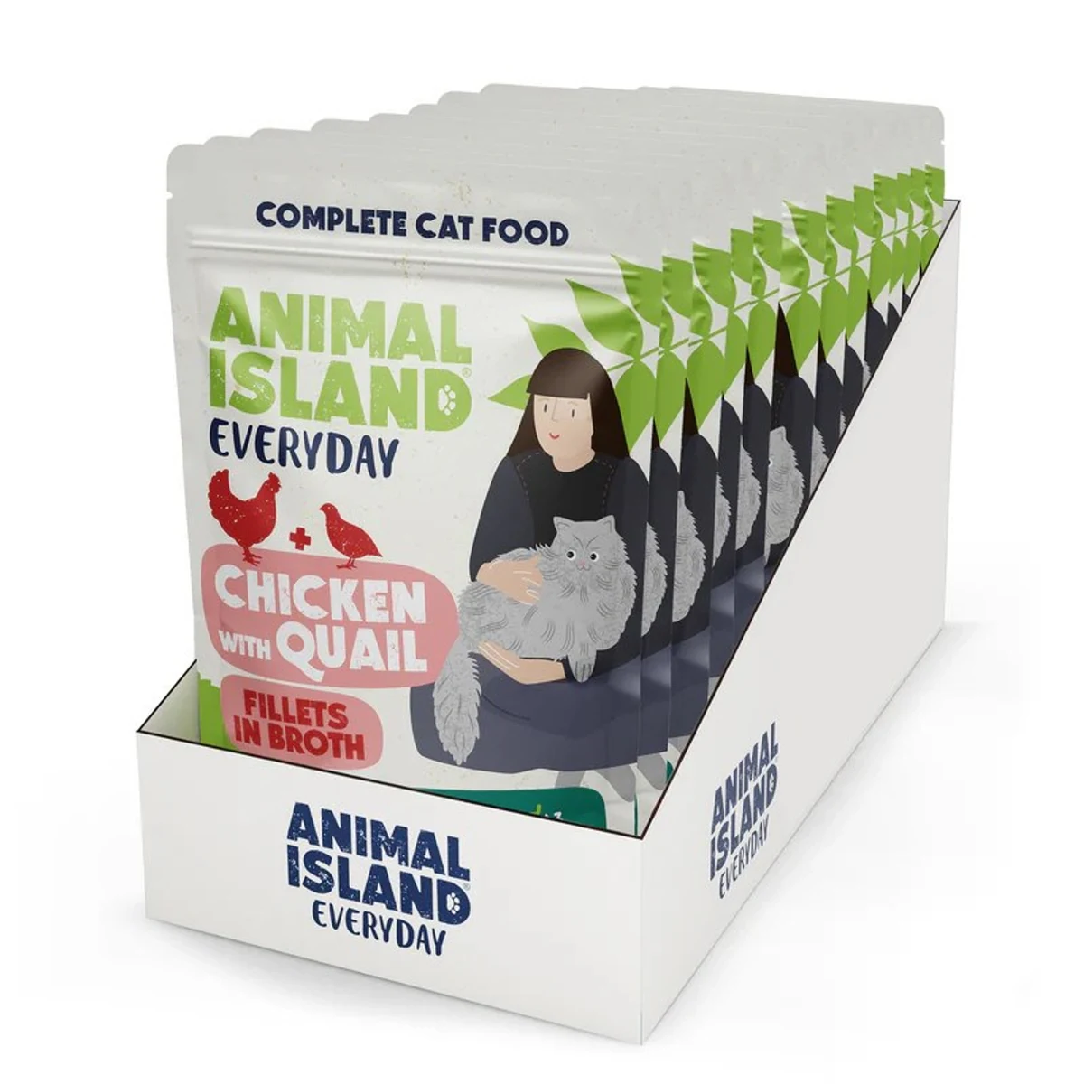 ANIMAL ISLAND kurczak z przepiórką 12x85g