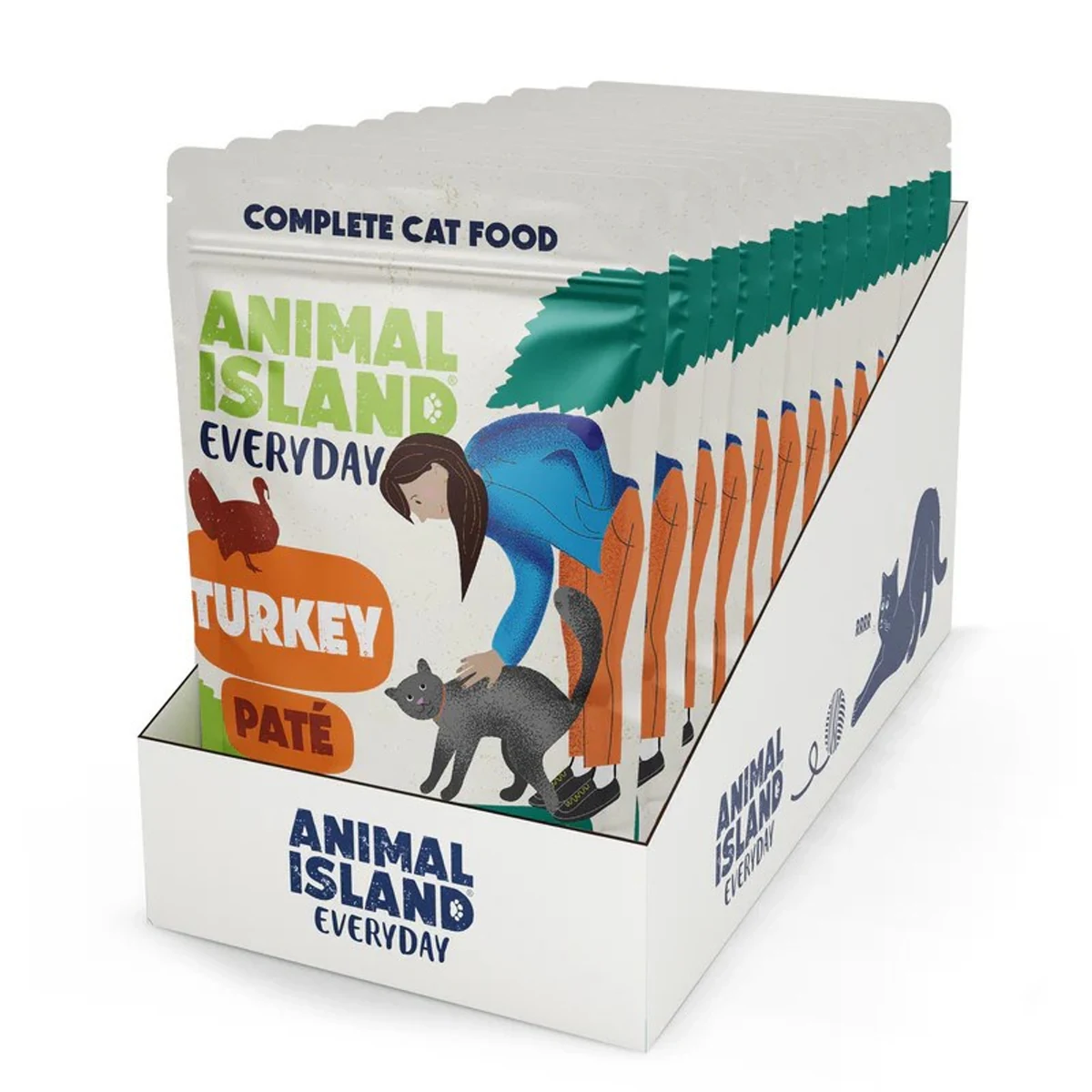 ANIMAL ISLAND Pasztet Indyk 12x100g