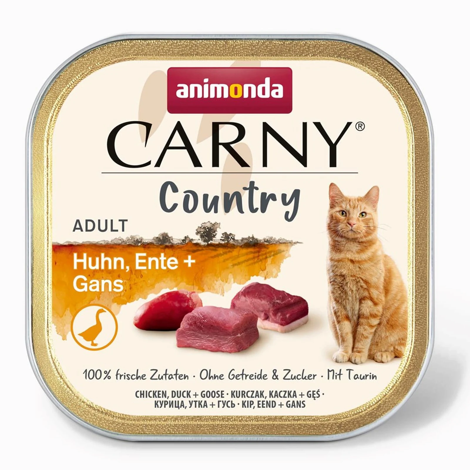 Mokra karma dla kota Animonda Carny Country 100g - Kurczak, Kaczka, Głąb