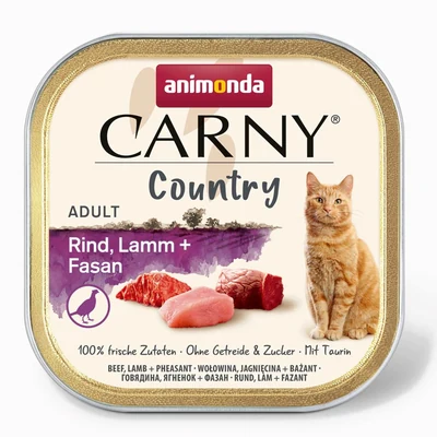Karma mokra Animonda Carny Country 100g - wołowina, jagnięcina, bażant